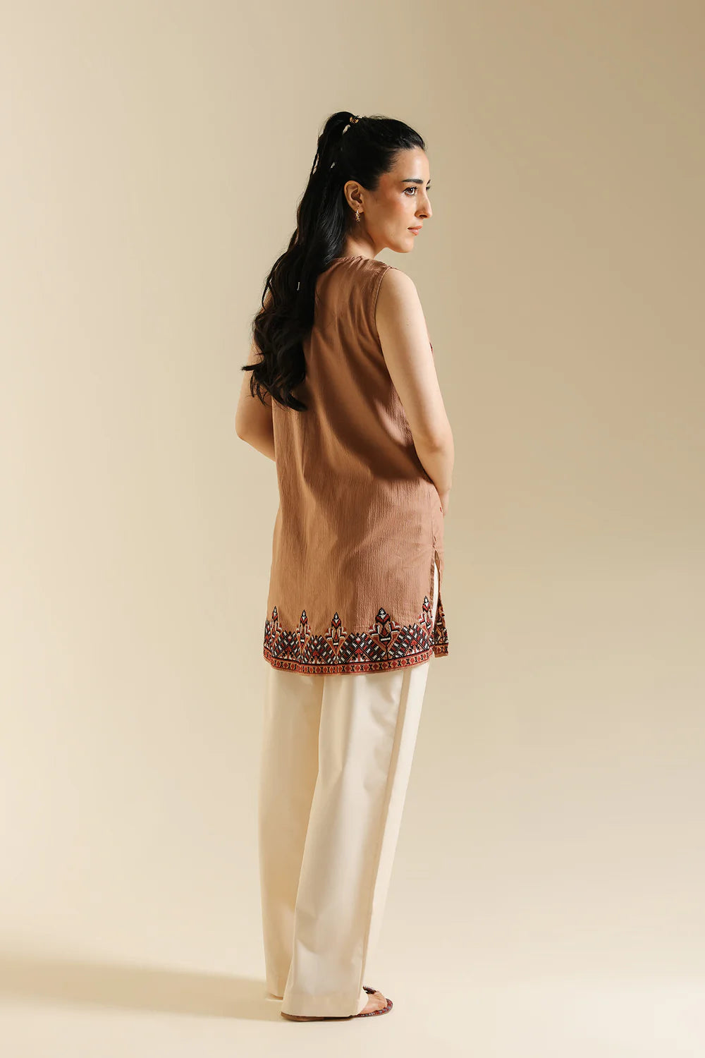 CHOCOLATE BROWN | S4E0587/119/804 | Boho Look Book | Ethnc