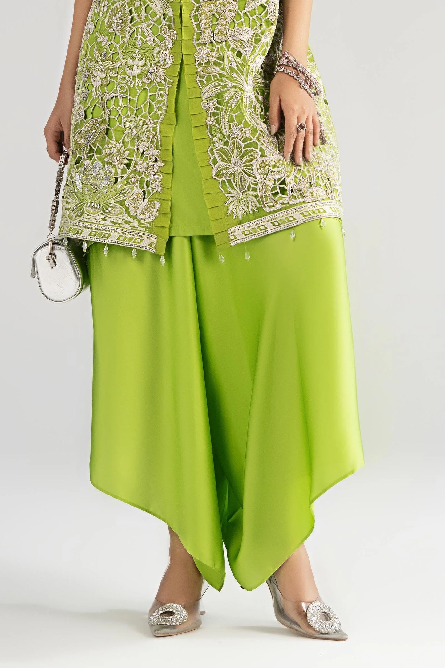 SF-EA26-22 | 3 Piece Embroidered Organza Suit | MARIA.B