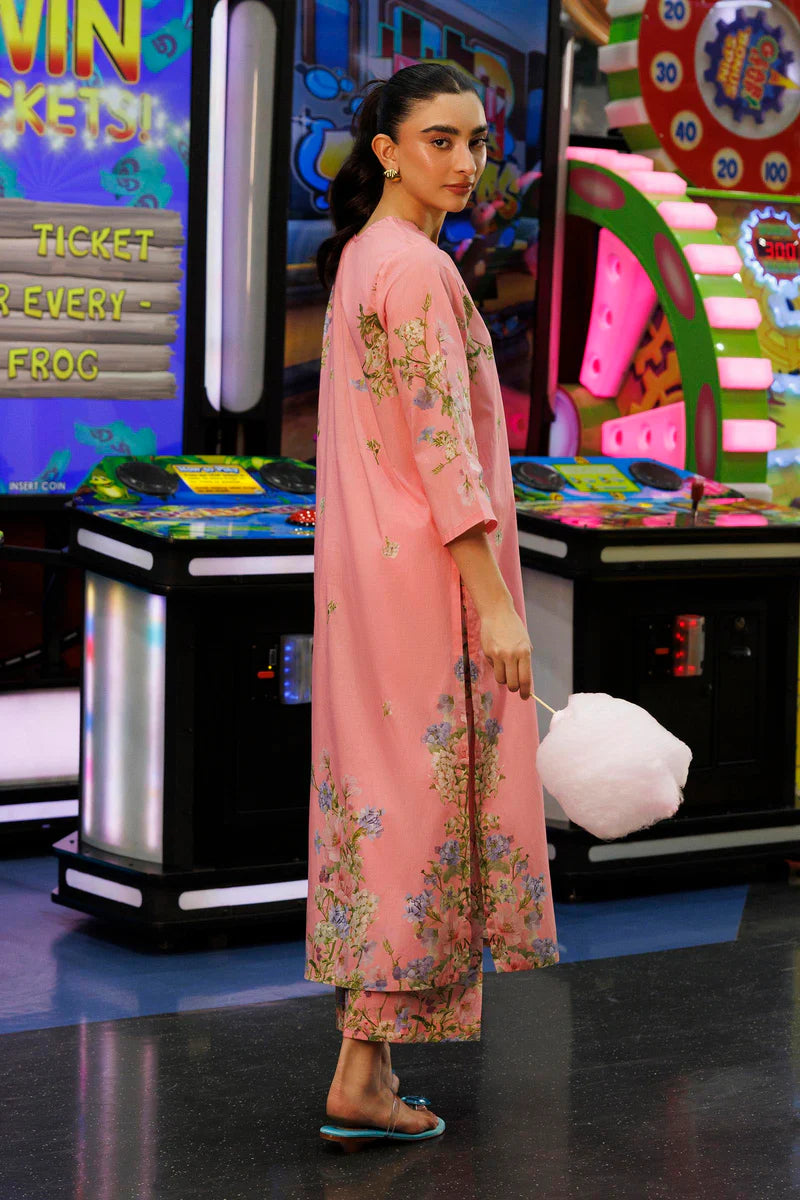 SS26BSP142P2T | Spring Summer '26 - Stitched Printed Lawn Shirt + Culotte | SANA SAFINAZ