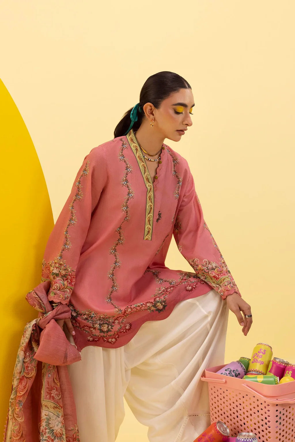 SS26BSP235P2D | New Arrivals | Sana Safinaz