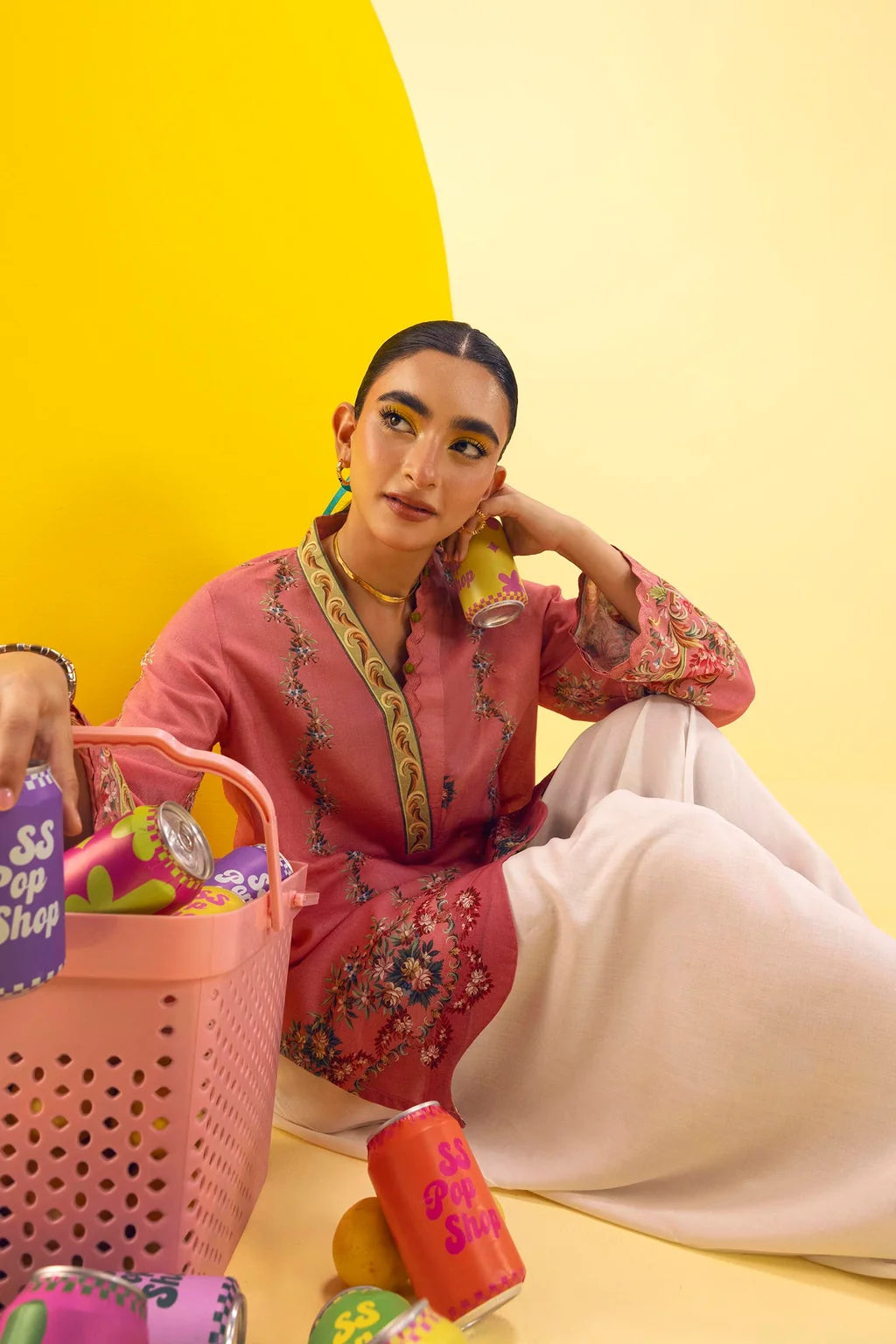 SS26BSP235P2D | New Arrivals | Sana Safinaz