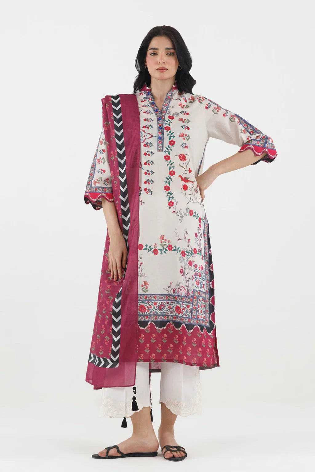 SS26BSP238P2D | New Arrivals | Sana Safinaz