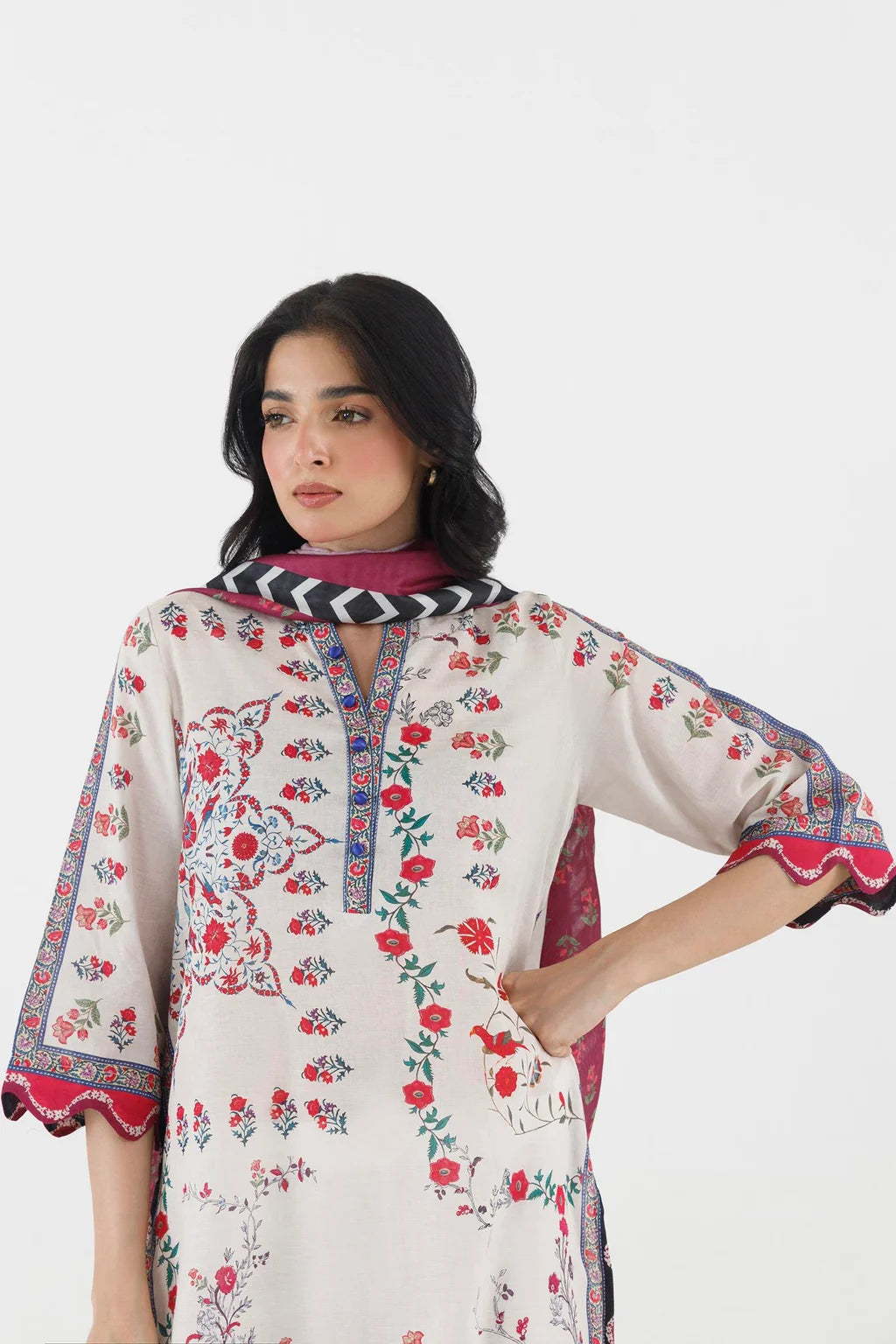 SS26BSP238P2D | New Arrivals | Sana Safinaz