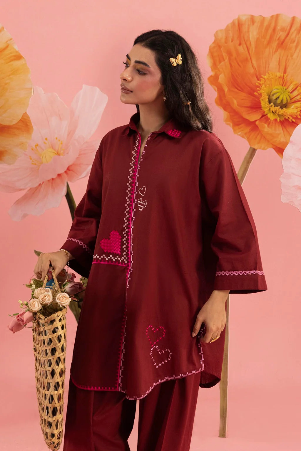 SS26ESE326P2T | New Arrivals | Sana Safinaz