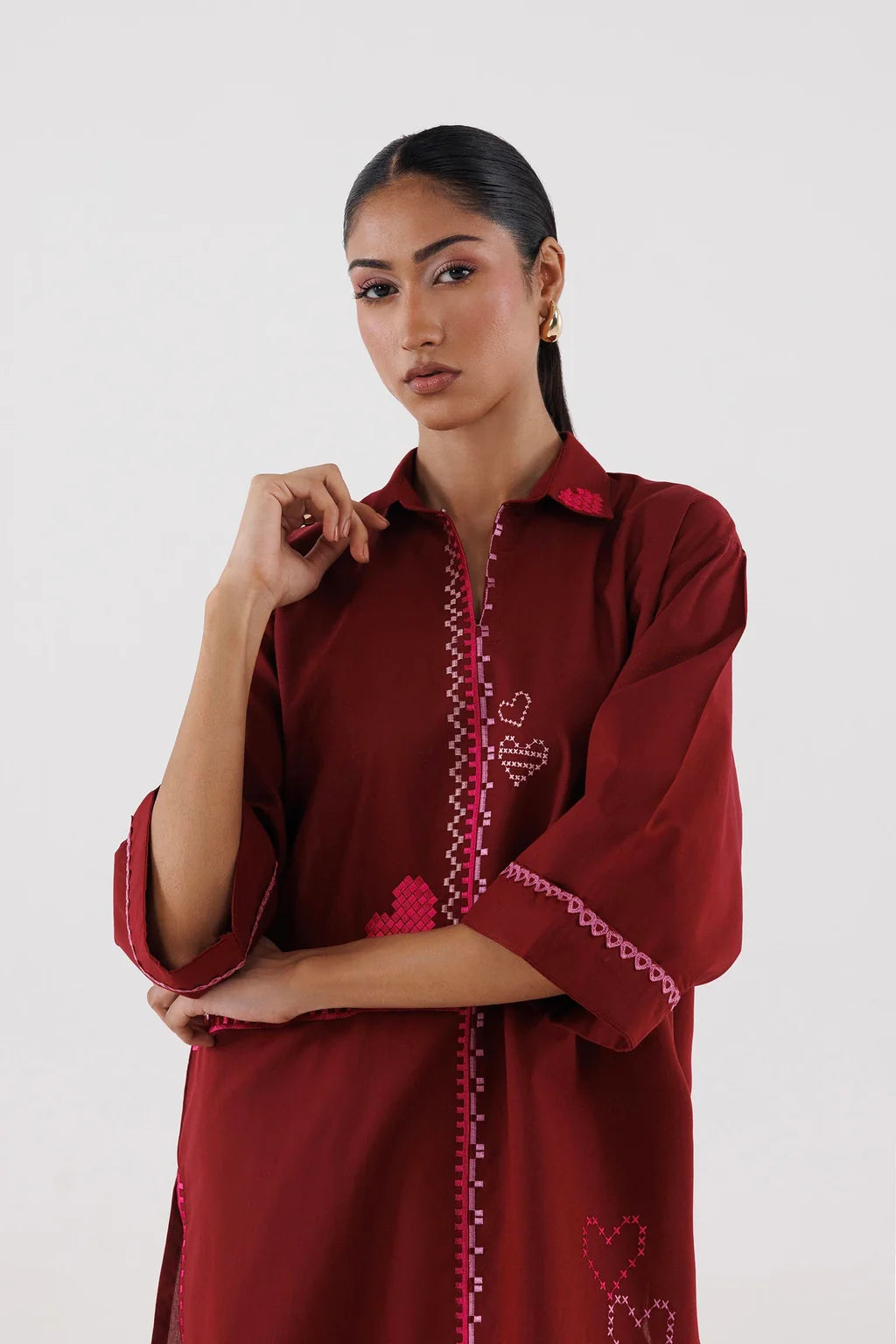 SS26ESE326P2T | New Arrivals | Sana Safinaz