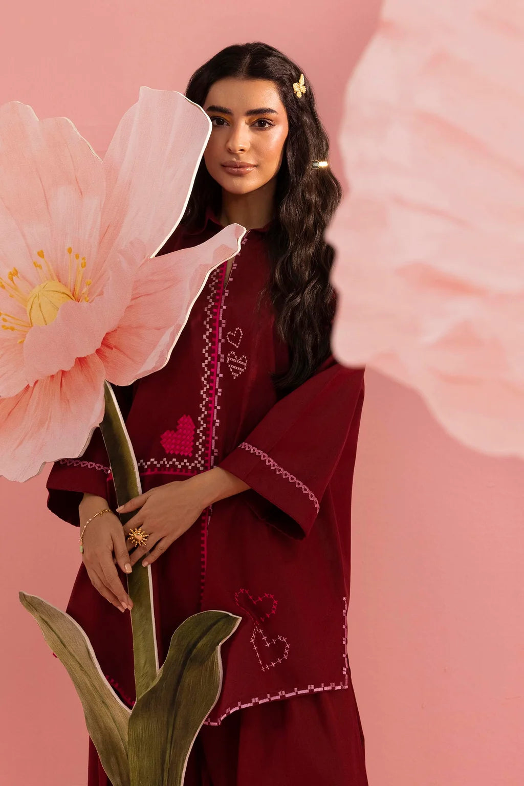 SS26ESE326P2T | New Arrivals | Sana Safinaz