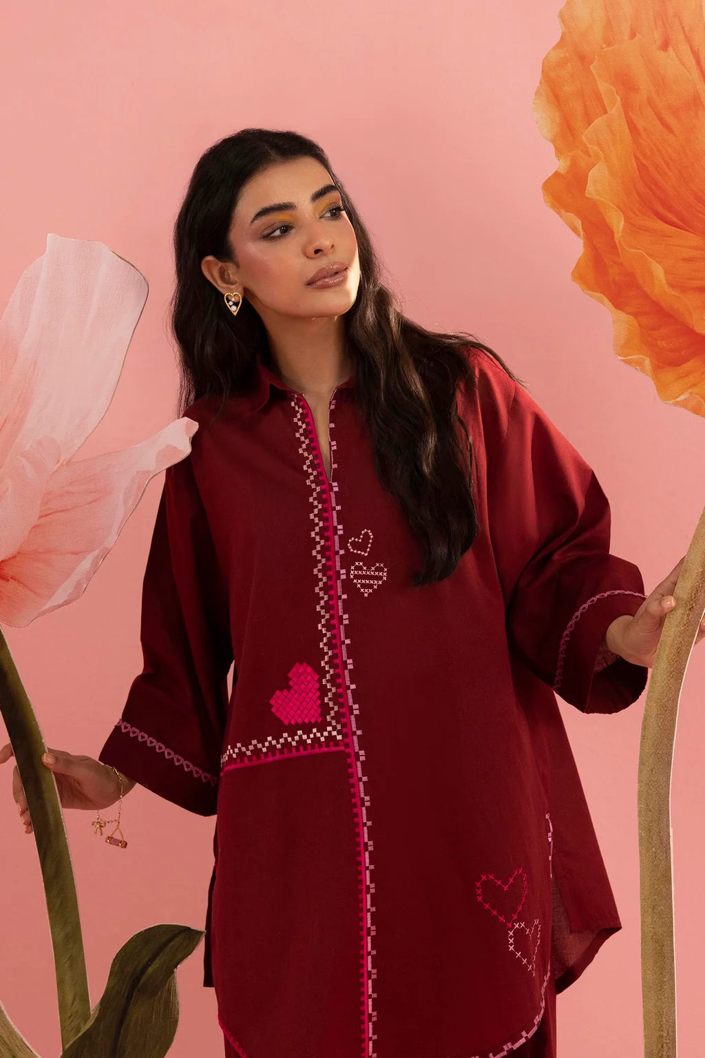 SS26ESE326P2T | New Arrivals | Sana Safinaz