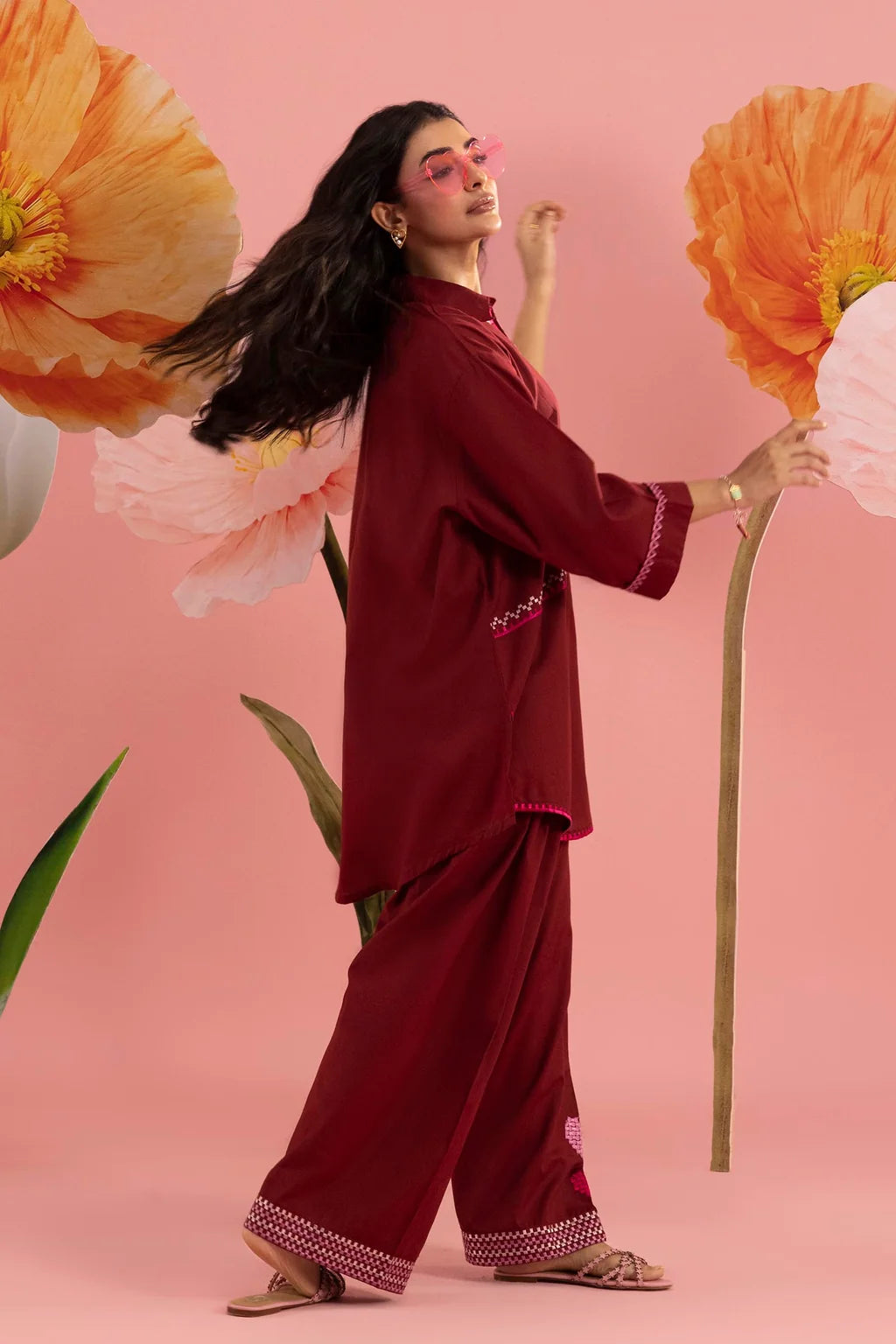 SS26ESE326P2T | New Arrivals | Sana Safinaz