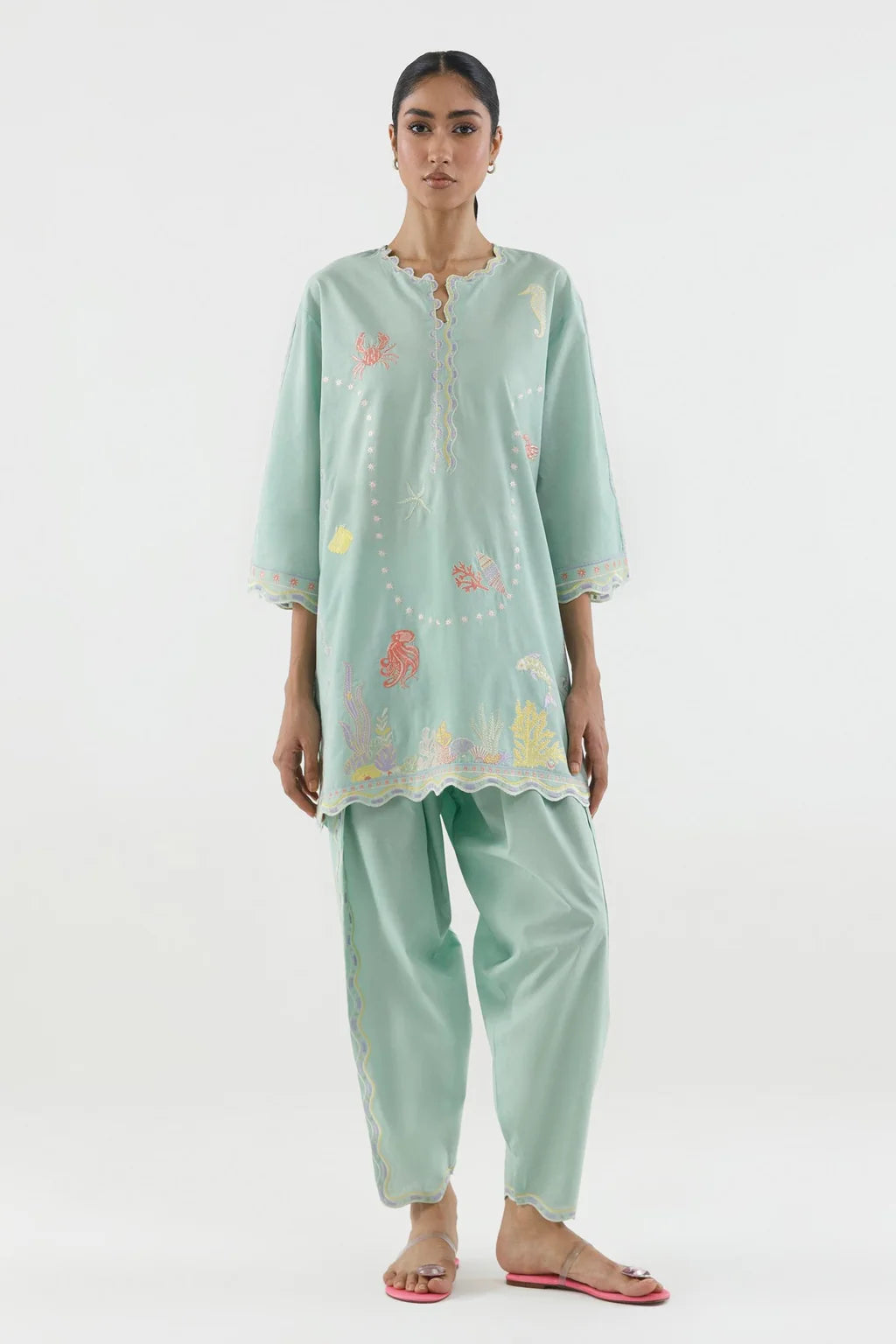 SS26ESE329P2T | New Arrivals | Sana Safinaz