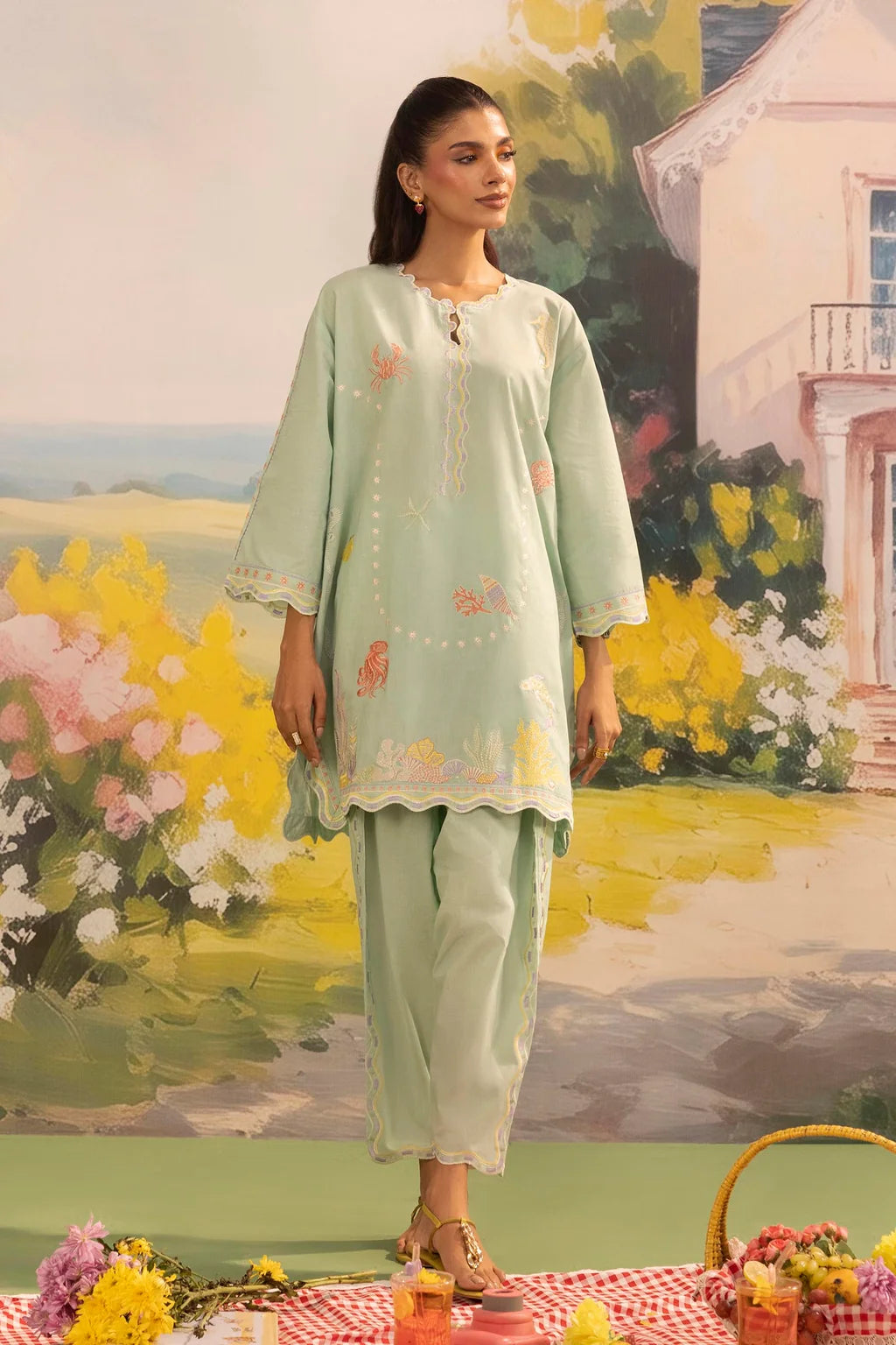 SS26ESE329P2T | New Arrivals | Sana Safinaz
