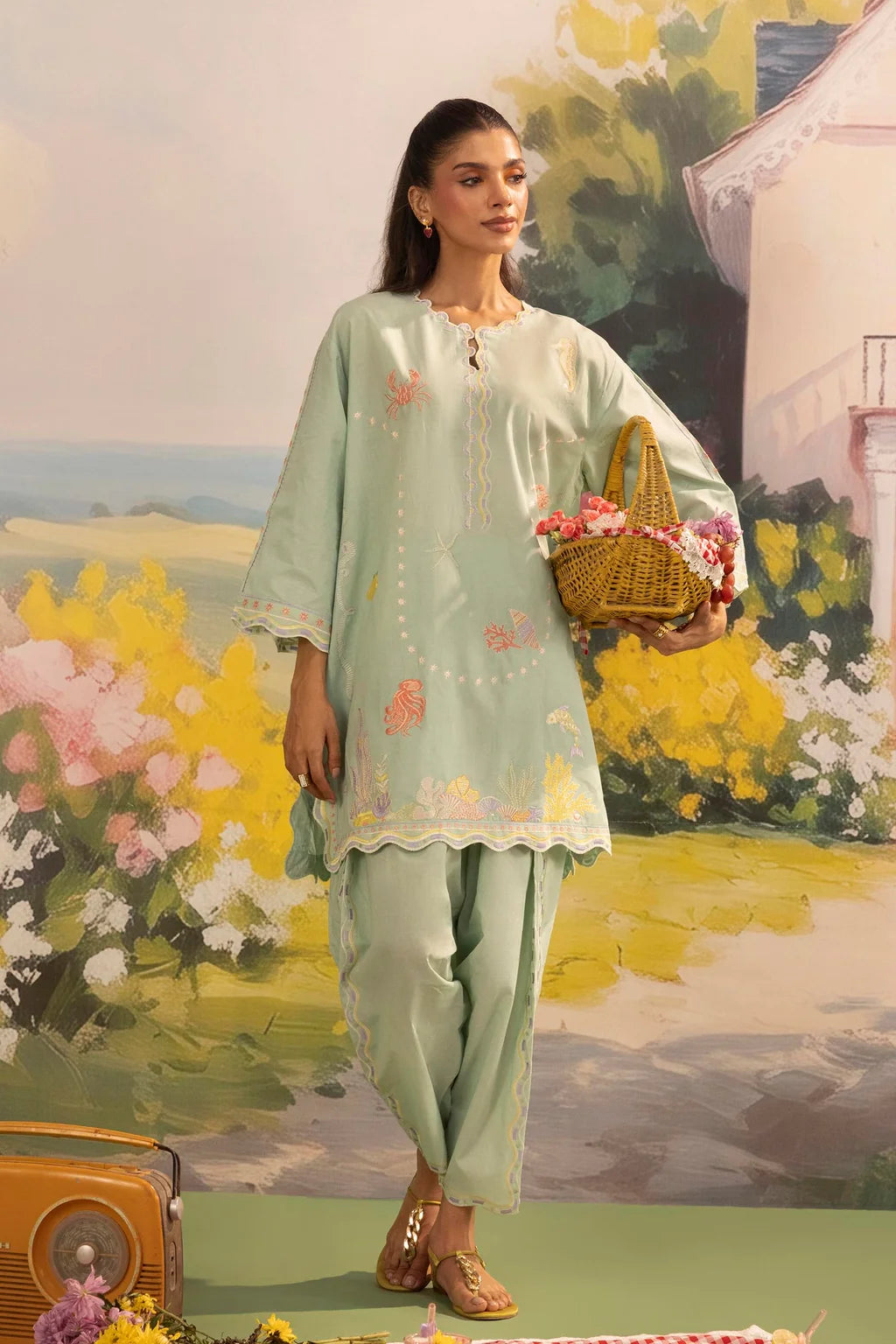 SS26ESE329P2T | New Arrivals | Sana Safinaz