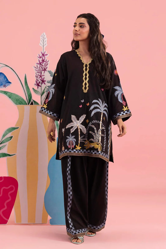 SS26ESE330P2T | New Arrivals | Sana Safinaz
