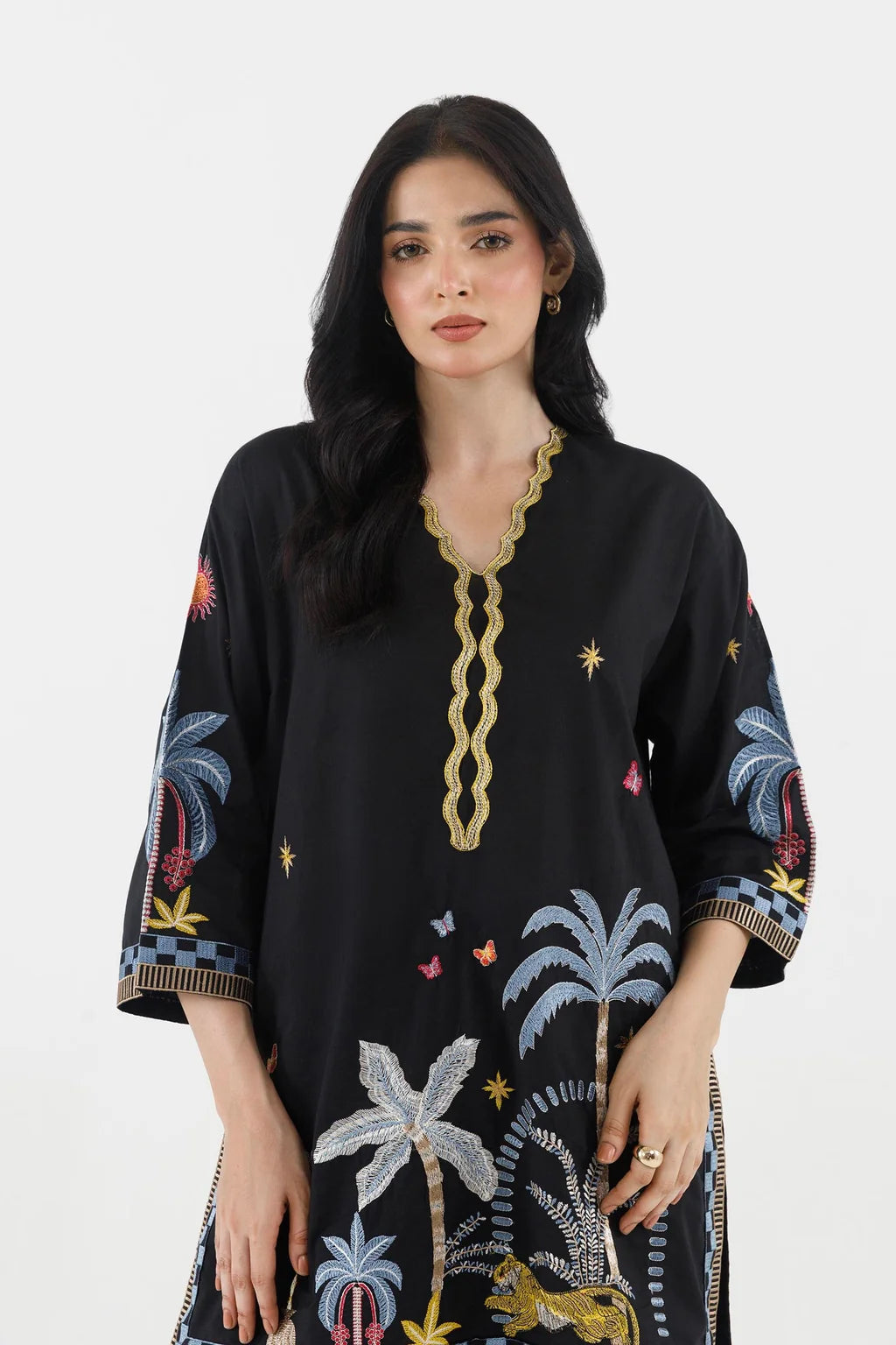 SS26ESE330P2T | New Arrivals | Sana Safinaz