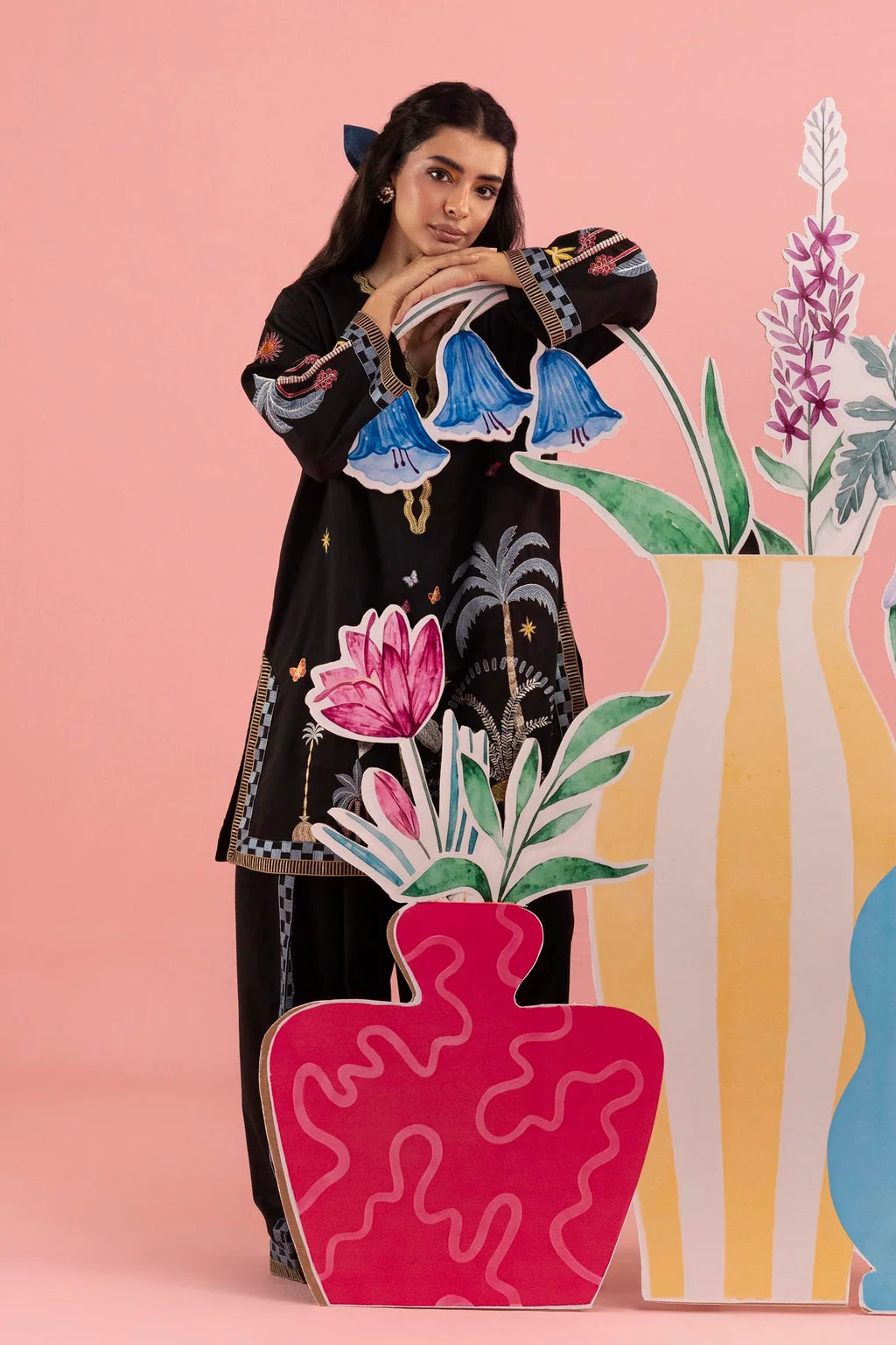 SS26ESE330P2T | New Arrivals | Sana Safinaz