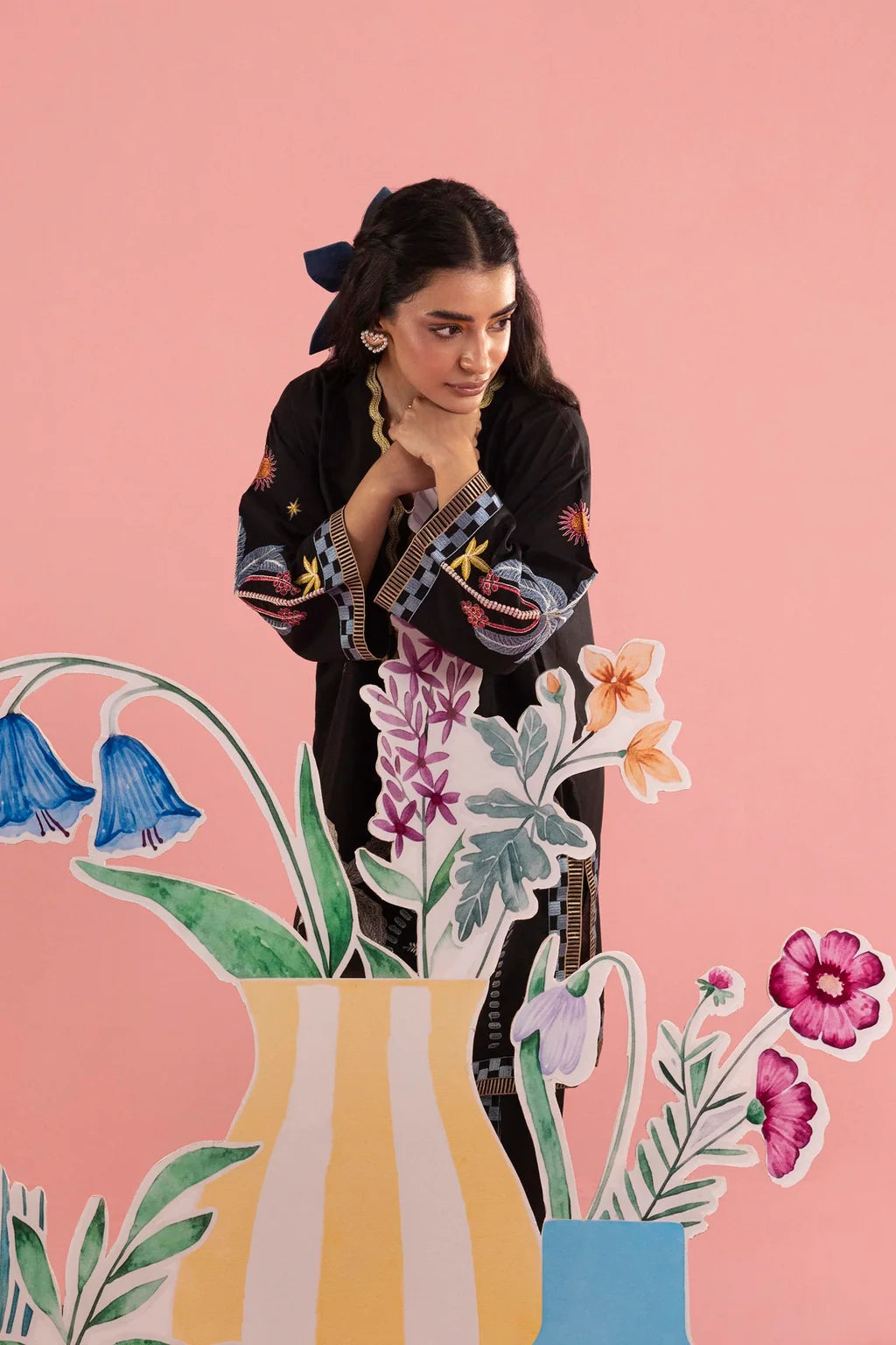 SS26ESE330P2T | New Arrivals | Sana Safinaz