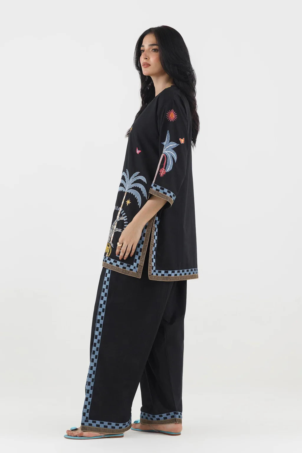 SS26ESE330P2T | New Arrivals | Sana Safinaz