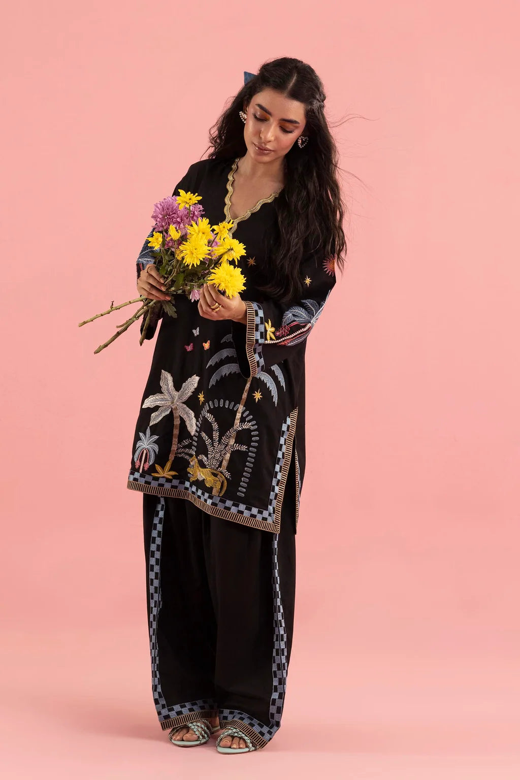 SS26ESE330P2T | New Arrivals | Sana Safinaz