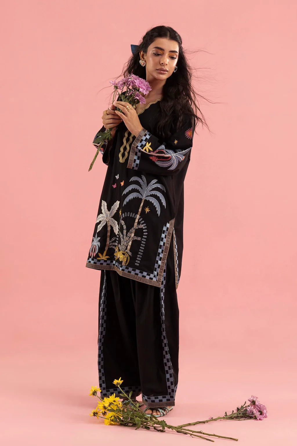 SS26ESE330P2T | New Arrivals | Sana Safinaz