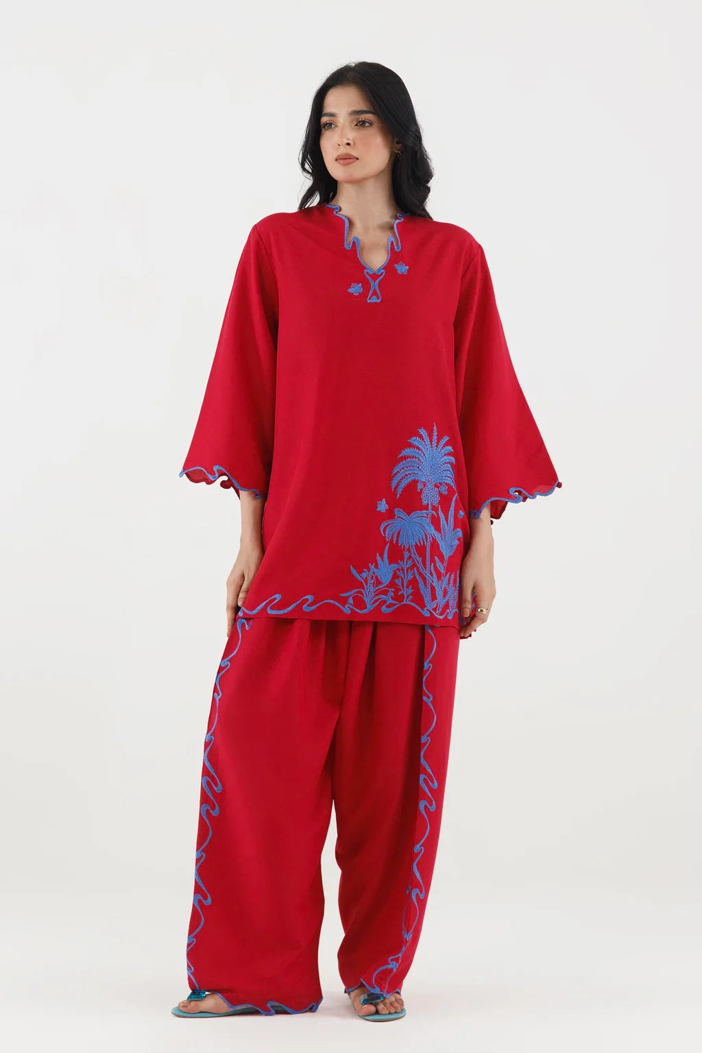 SS26ESE360P2T | New Arrivals | Sana Safinaz
