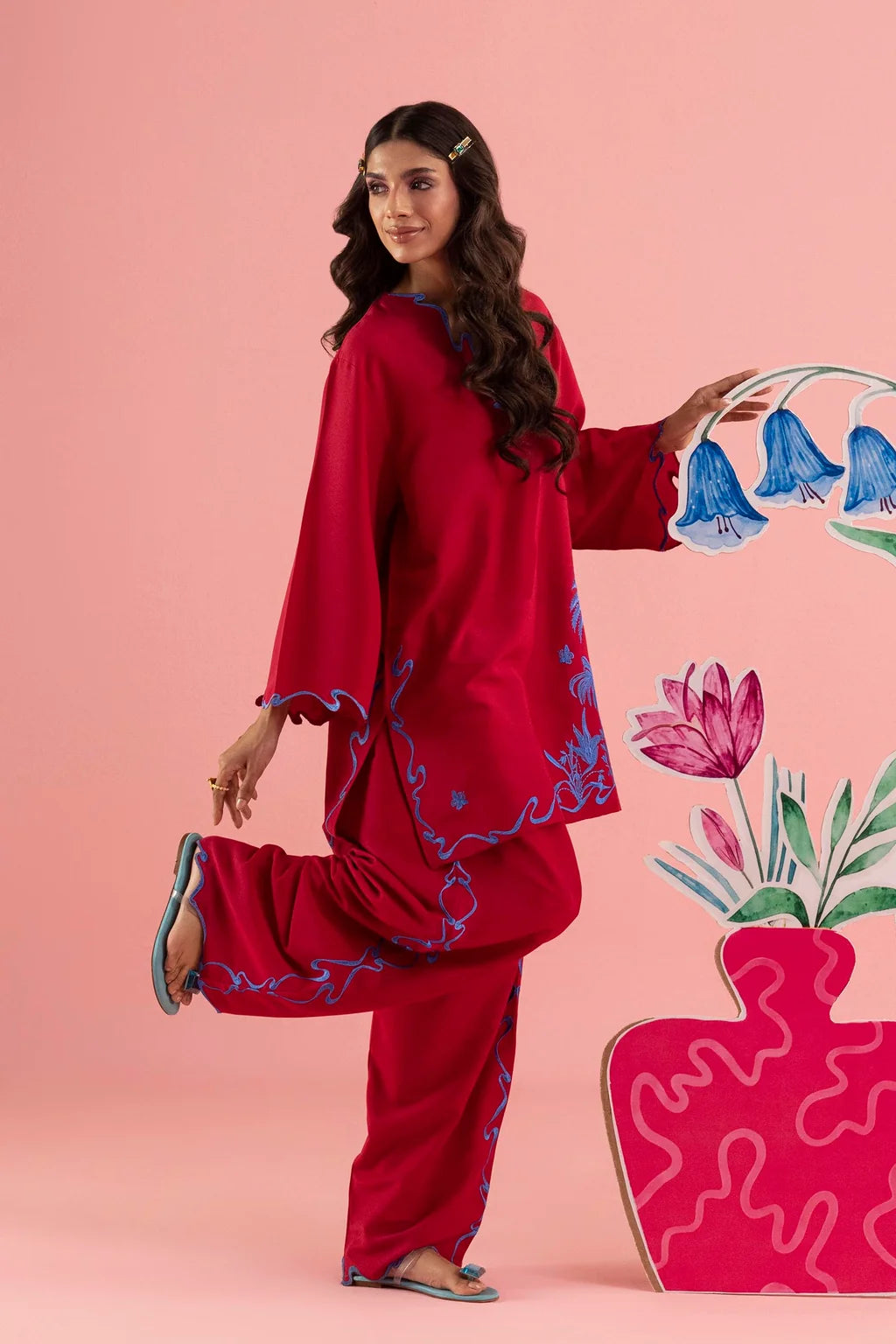SS26ESE360P2T | New Arrivals | Sana Safinaz