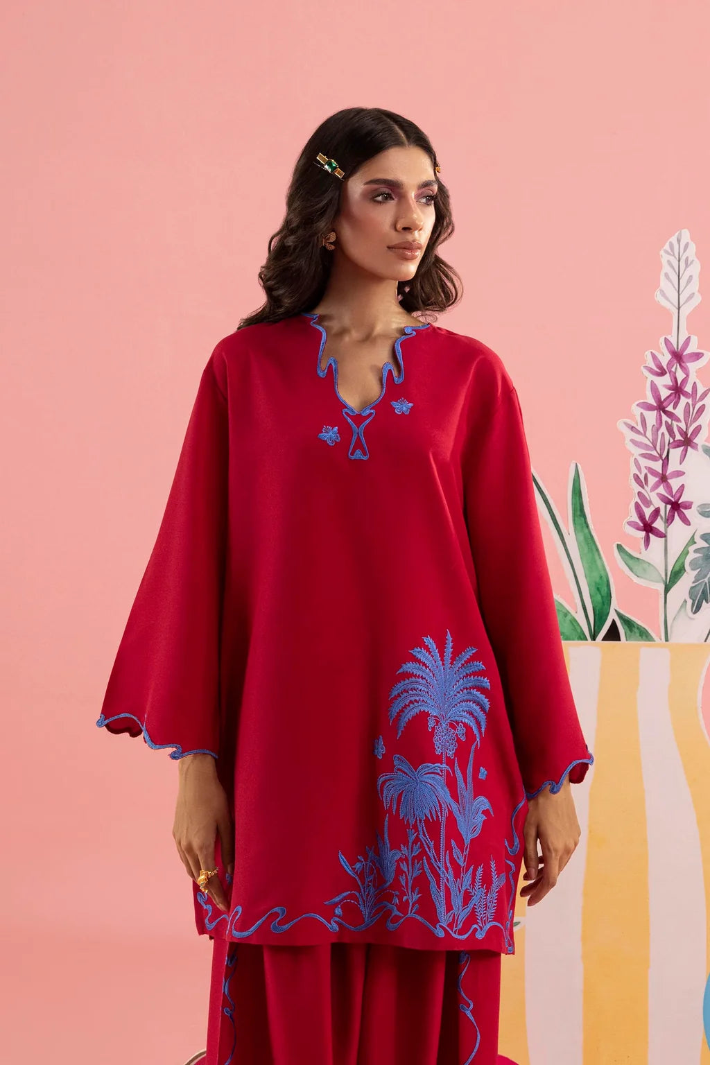 SS26ESE360P2T | New Arrivals | Sana Safinaz