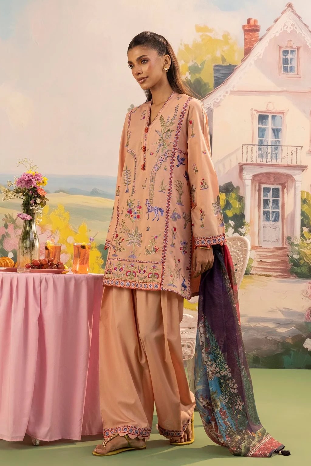 SS26ESE390P2T | New Arrivals | Sana Safinaz