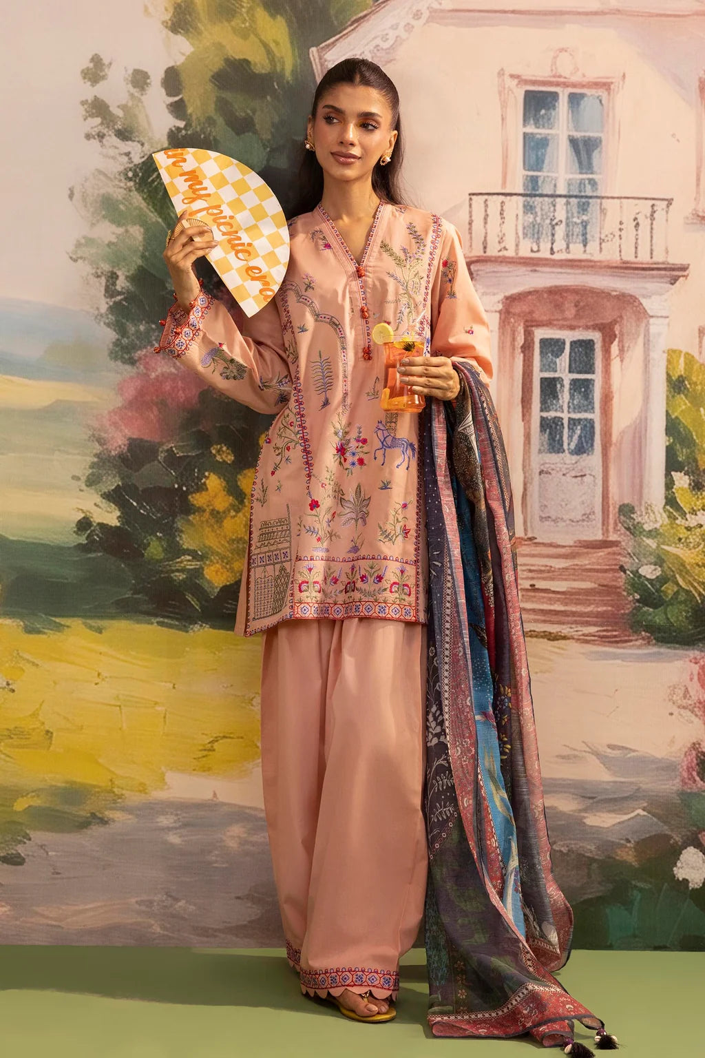 SS26ESE390P2T | New Arrivals | Sana Safinaz