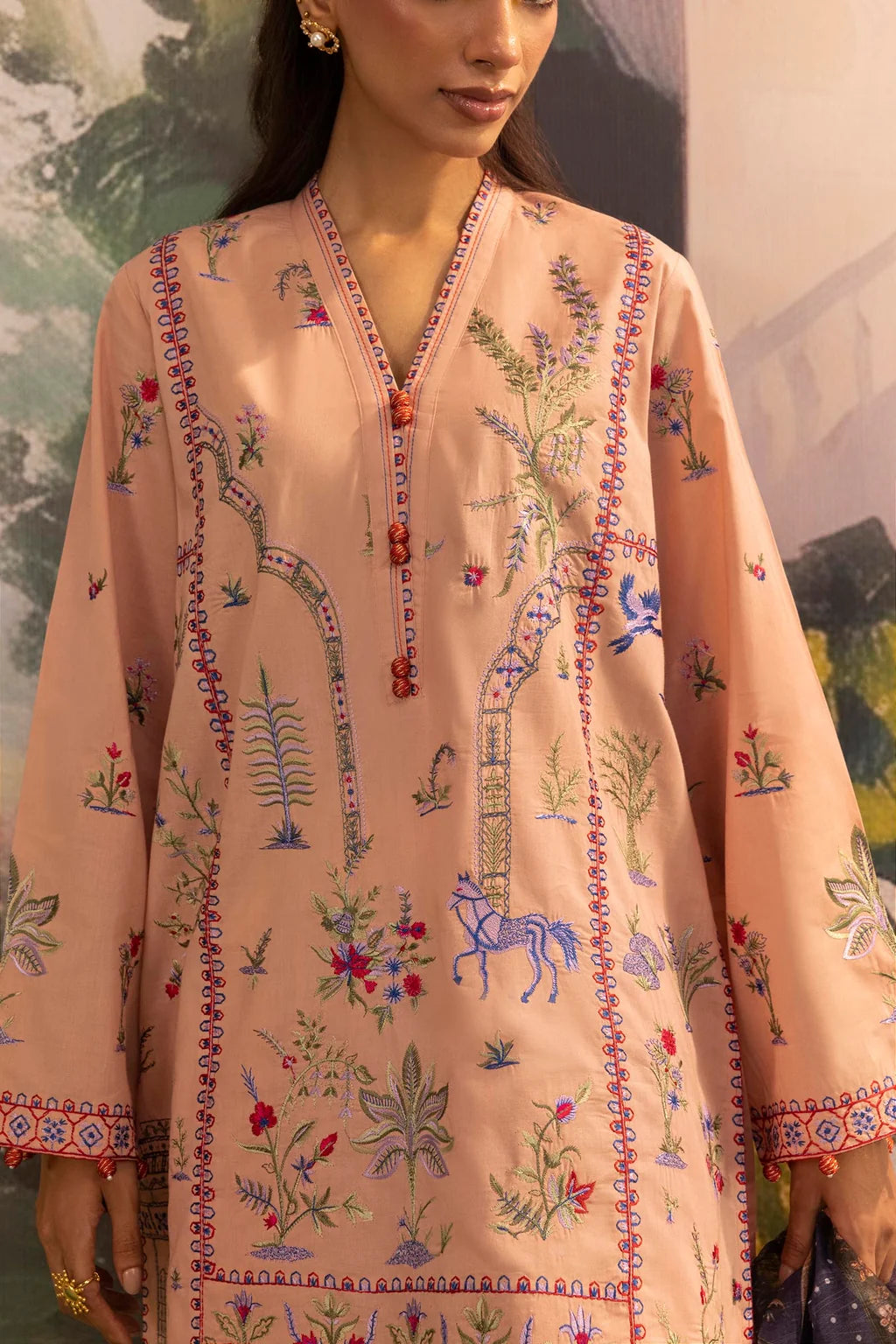 SS26ESE390P2T | New Arrivals | Sana Safinaz
