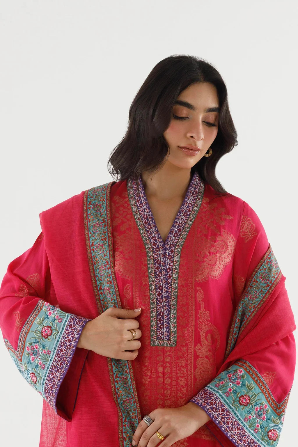 SS26ESE395P3 | New Arrivals | Sana Safinaz