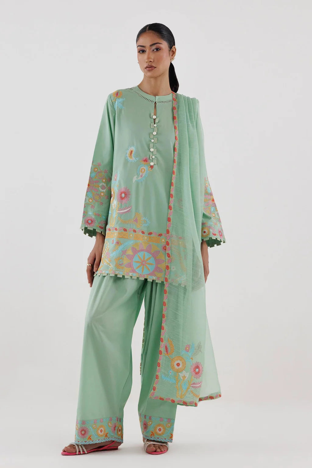 SS26ESE401P3 | New Arrivals | Sana Safinaz