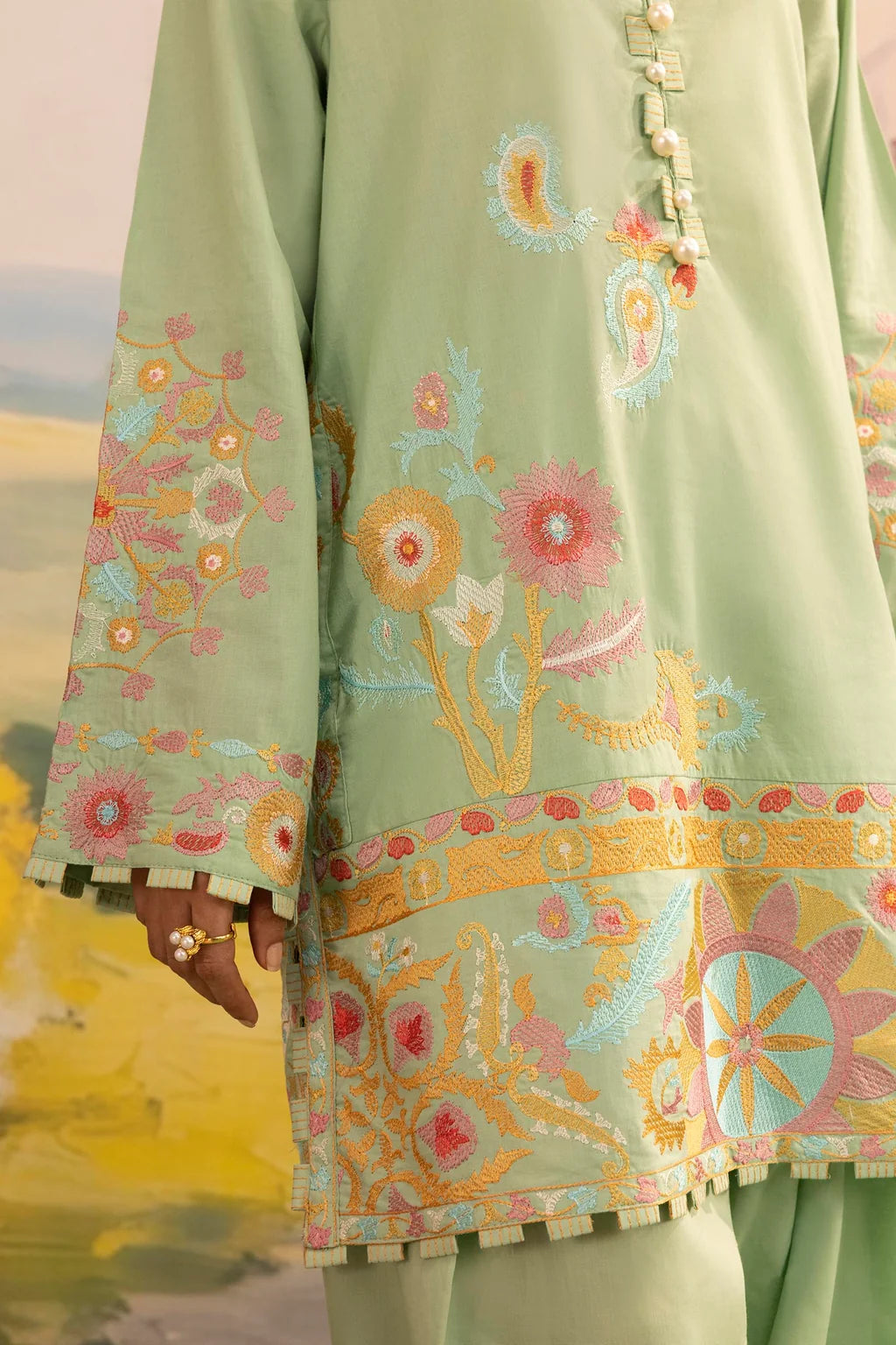 SS26ESE401P3 | New Arrivals | Sana Safinaz
