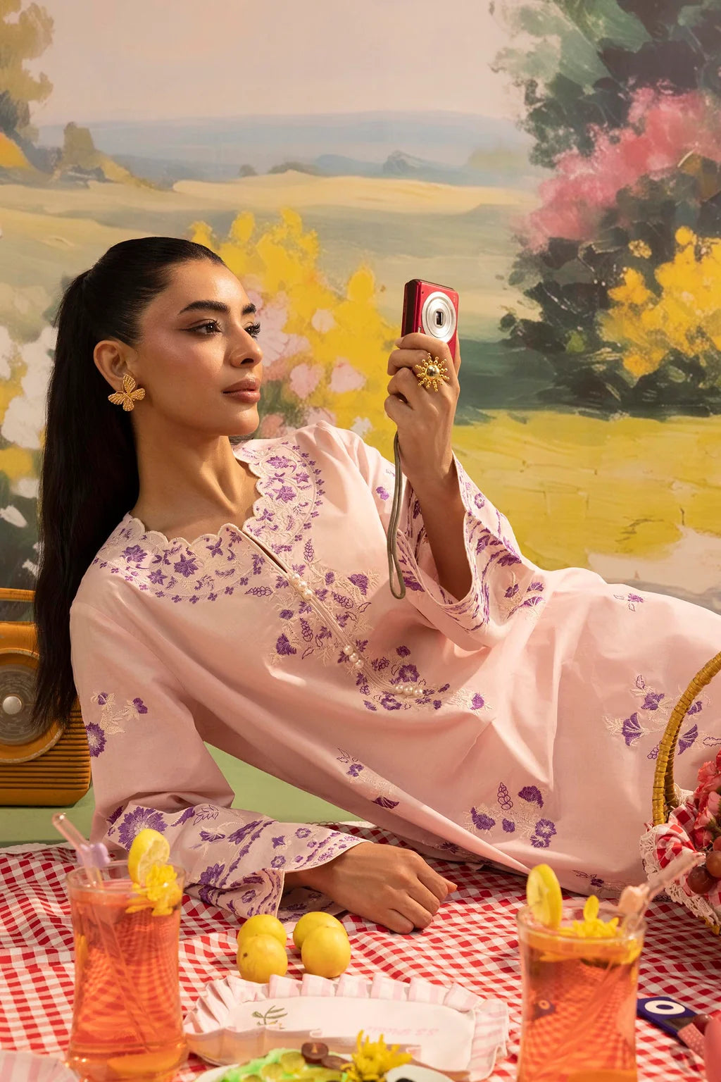 SS26ESE415P2T | New Arrivals | Sana Safinaz