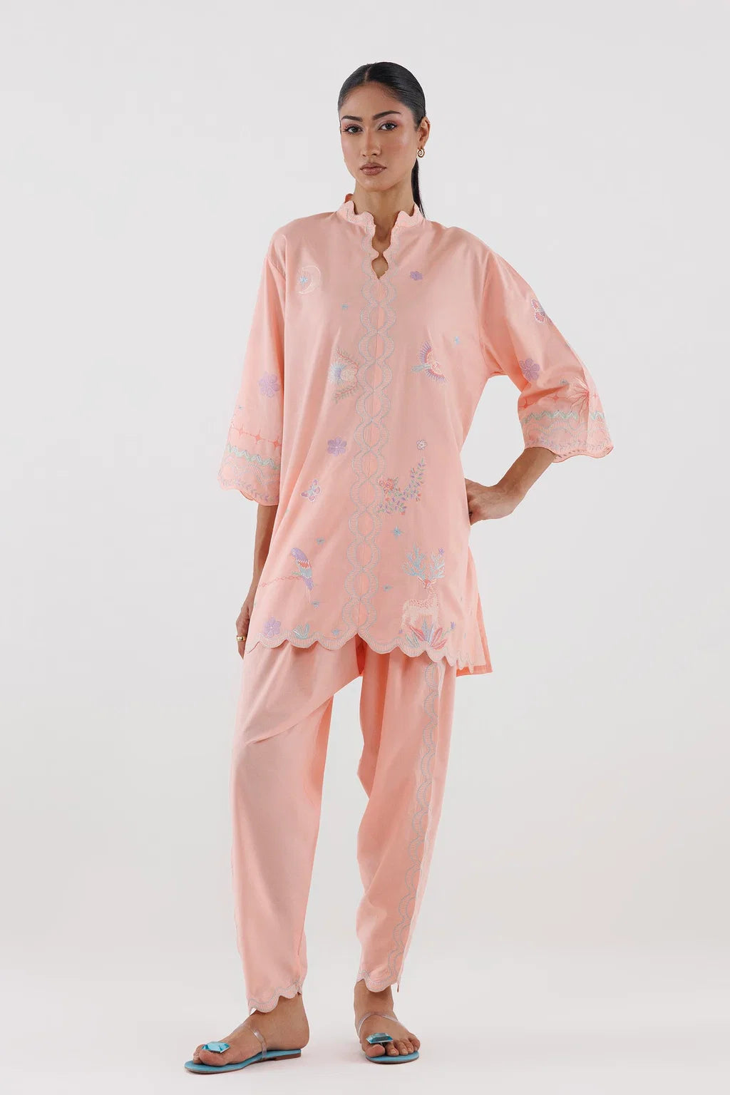 SS26ESE424P2T | New Arrivals | Sana Safinaz