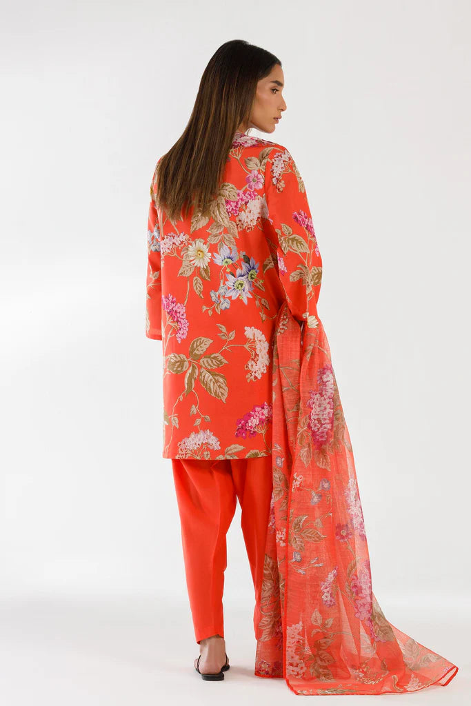 SS26MHY102AP3 | Spring Summer '26 - Stitched Printed Viscose Shirt + Culotte | SANA SAFINAZ