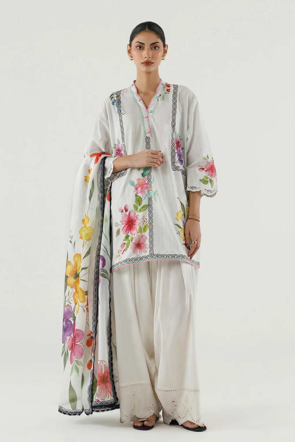 SS26MHY206AP2D | New Arrivals | Sana Safinaz