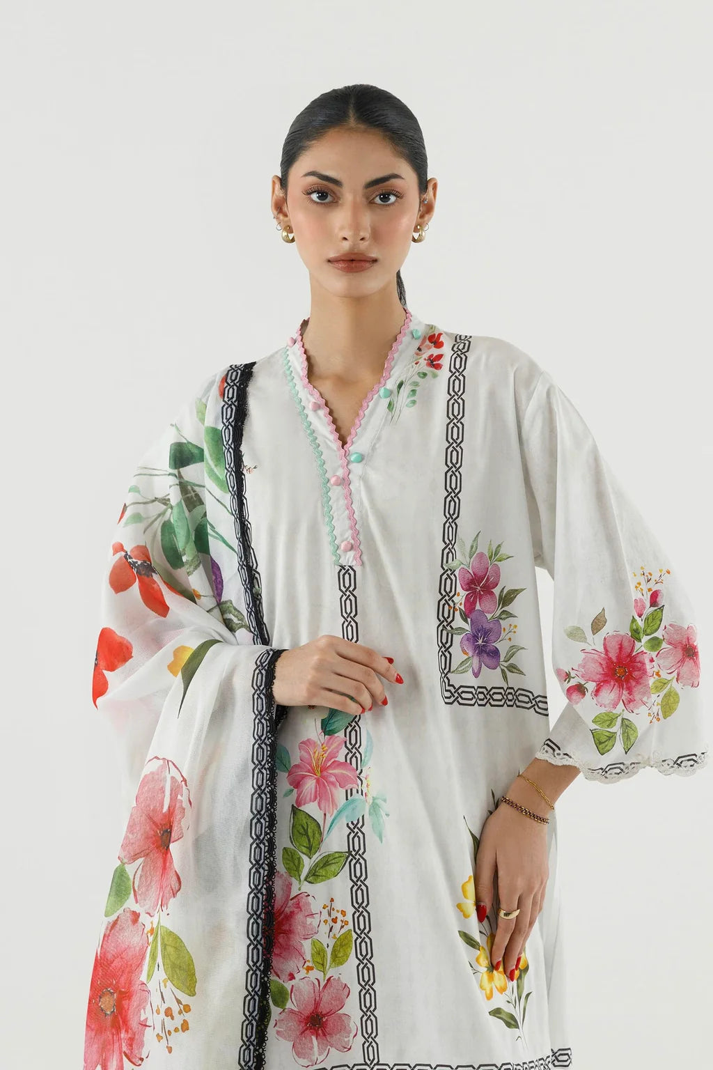 SS26MHY206AP2D | New Arrivals | Sana Safinaz