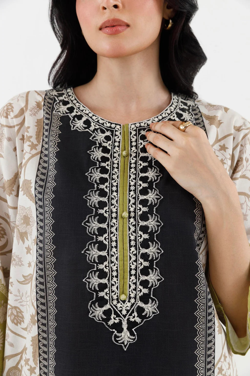 SS26MHY301AP2D | New Arrivals | Sana Safinaz