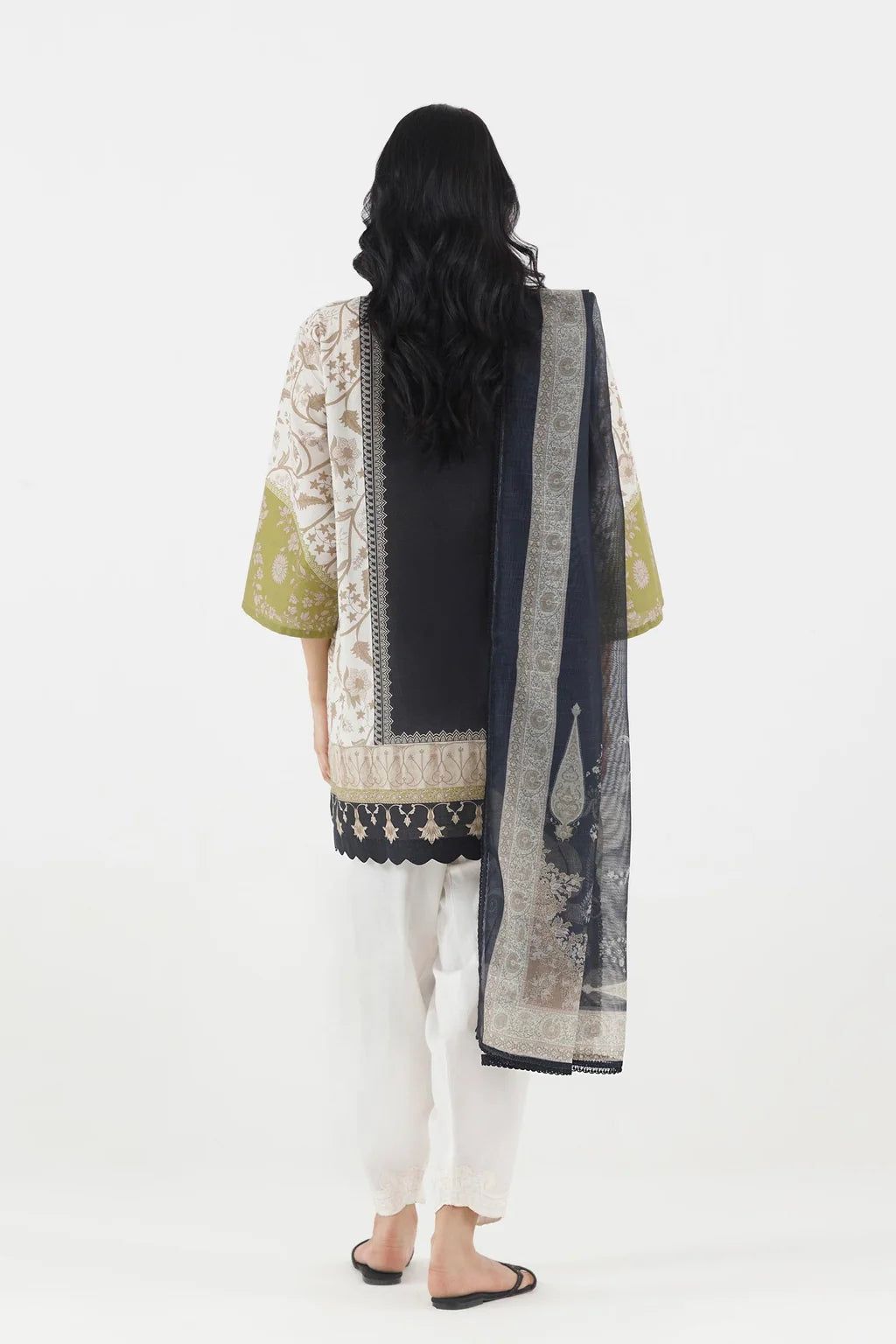SS26MHY301AP2D | New Arrivals | Sana Safinaz