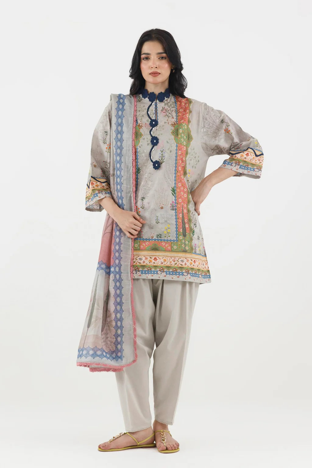 SS26MHY307AP3 | New Arrivals | Sana Safinaz