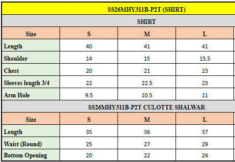 SS26MHY311BP2T | New Arrivals | Sana Safinaz