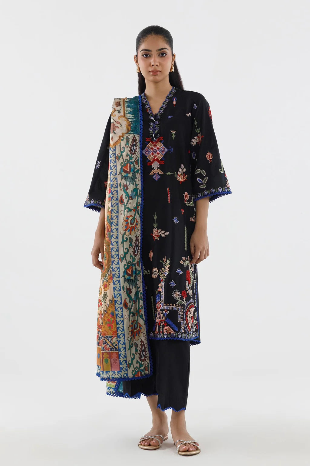 SS26MUZ215BP3 | New Arrivals | Sana Safinaz