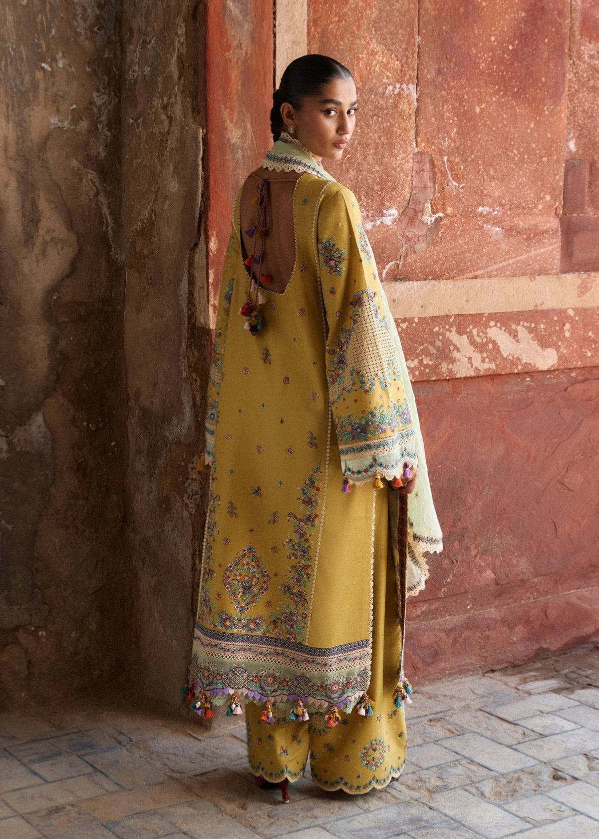 Sari | Zan SS '26 | HUSSAIN REHAR
