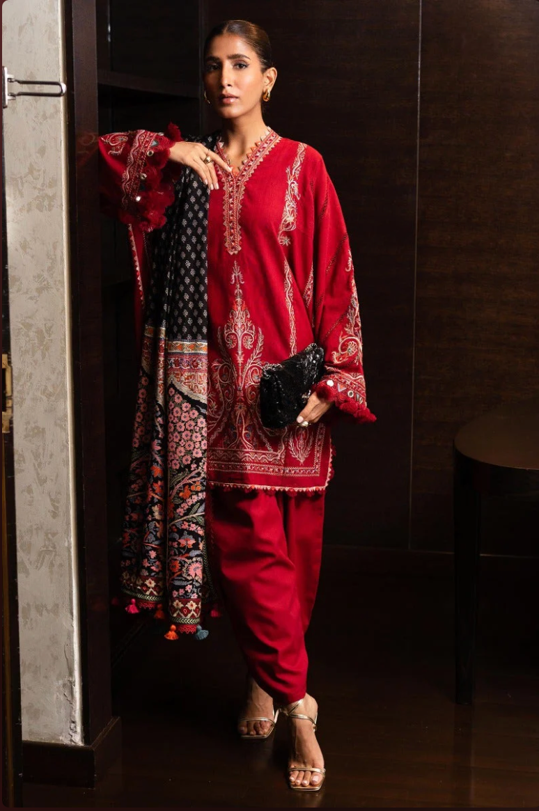 M233-019B-CP | Muzlin Summer'25 | SANA SAFINAZ