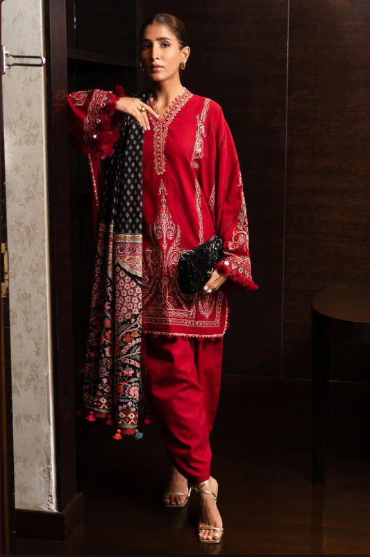 M233-019B-CP | Muzlin Summer'25 | SANA SAFINAZ