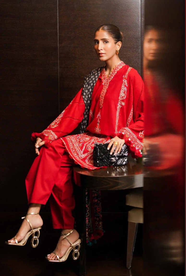 M233-019B-CP | Muzlin Summer'25 | SANA SAFINAZ