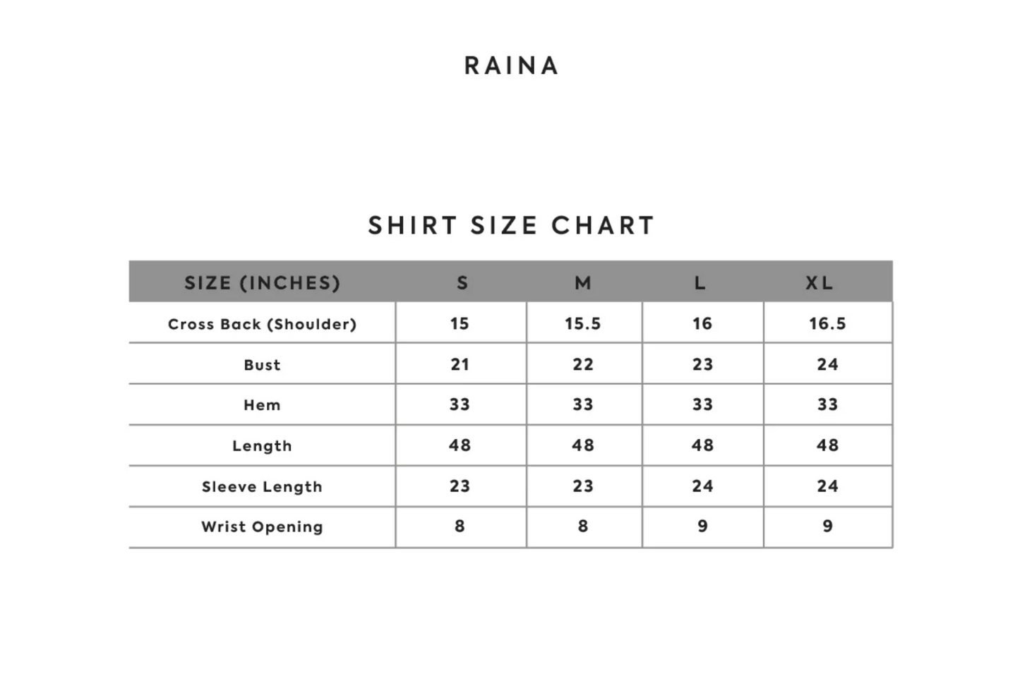 RAINA | ZSJ BASICS '26 | ZARA SHAHJAHAN