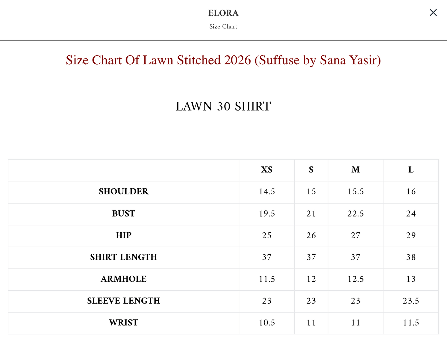 ELORA | LAWN STITCHED '26 | SUFFUSE