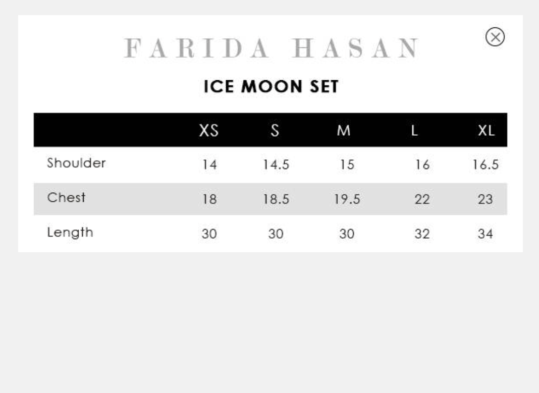 Ice moon Shirt and Pants | Eid Edit '26 | FARIDA HASAN
