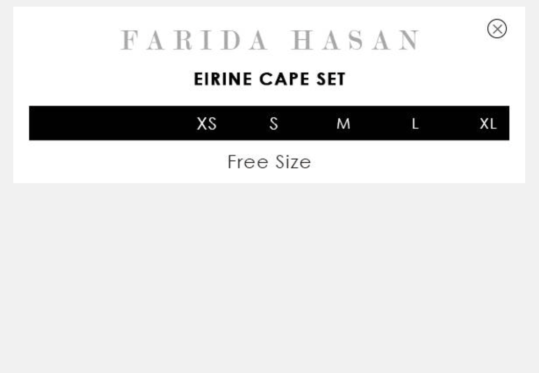 Eirine Cape Set | Eid Edit '26 | FARIDA HASAN