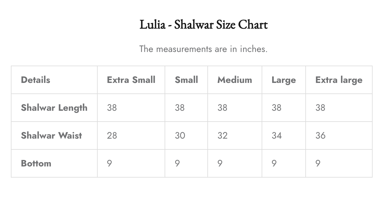 Lulia | Roim | Faiza Saqlain
